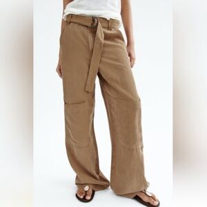 ZARA Wide-Leg Cargo Pants